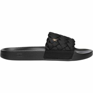 Tommy Hilfiger TH BRAIDED POOL SLIDE Șlapi de damă, negru, mărime imagine