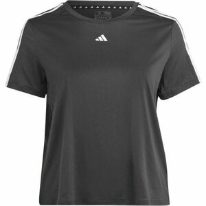 adidas TRAIN ESSENTIALS 3-STRIPES Tricou sport de damă, negru, mărime imagine