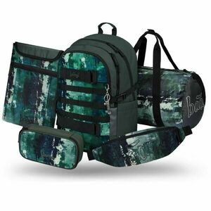 BAAGL 5 SET SKATE FOREST Set școlar, verde închis, mărime imagine