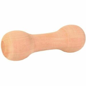 TRIXIE WOODEN DUMBBELL 125G Ganteră de lemn pentru aport, maro, mărime imagine