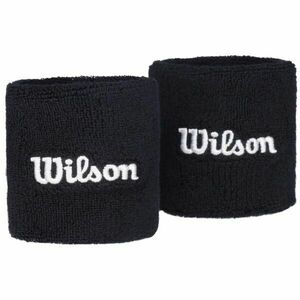 Wilson U TERRY LOGO WRISTBANDS Manșete, negru, mărime UNI imagine