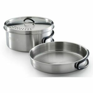 Campingaz STAINLESS STEEL TREKKING KIT Set de camping, argintiu, mărime imagine