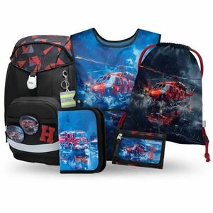 BAAGL 5 SET AIRY PLUS ZÁCHRANÁŘI Set școlar, negru, mărime imagine