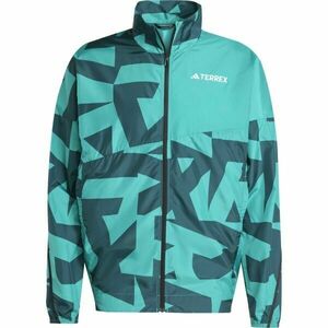 adidas TERREX MULTI PRINTED Geacă de vânt pentru bărbați, verde, mărime imagine