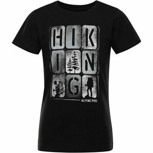 ALPINE PRO TERMESO 2 Tricou pentru copii, negru, mărime imagine