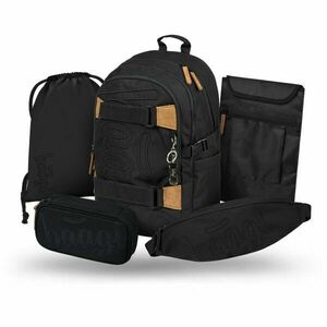BAAGL 5 SET SKATE DARKNESS Set școlar, negru, mărime imagine