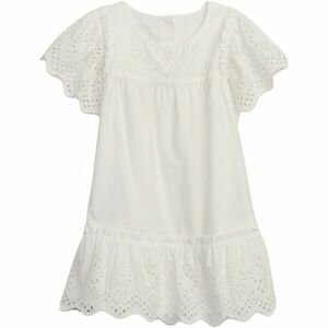 GAP BABY Rochie de fetiță, alb, mărime 5Y imagine