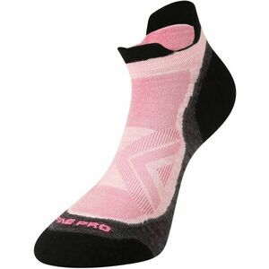 ALPINE PRO WERDE Șosete din lână merino pe gleznă, roz, mărime imagine