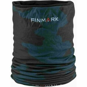Finmark MULTIFUNCTIONAL SCARF WITH FLEECE Fular multifunțional, negru, mărime UNI imagine