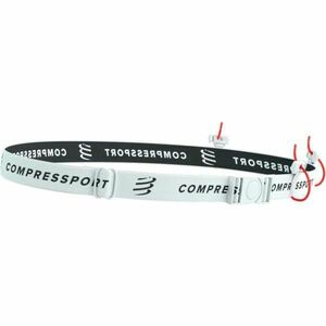 Compressport RACE BELT Centură alergare, alb, mărime imagine