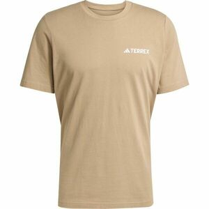 adidas TERREX MOUNTAIN TEE Tricou outdoor bărbați, maro, mărime imagine