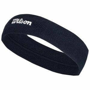 Wilson U TERRY LOGO HEADBAND Bentiță sport, albastru închis, mărime UNI imagine