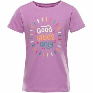 ALPINE PRO DORGO Tricou de bumbac bărbați, mov, mărime imagine