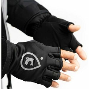 ADVENTER & FISHING WARMED GLOVES Mănuși izolate unisex, negru, mărime M/L imagine