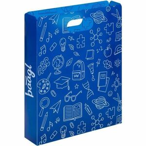 BAAGL SCHOOL Dosar din plastic pentru caiete școlare, albastru, mărime imagine