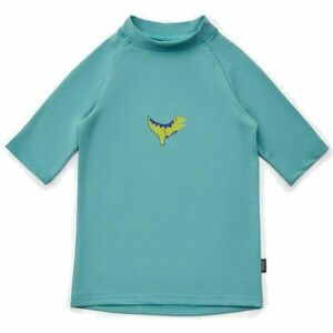 UNUO T-SHIRT Tricou cu protecție UV pentru copii, turcoaz, mărime 134-140 imagine