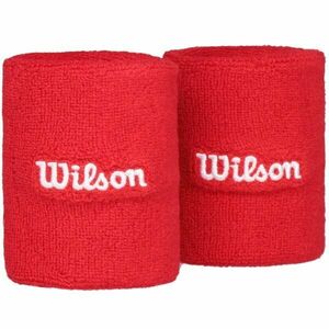 Wilson U TERRY LOGO WRISTBANDS Manșete, roșu, mărime UNI imagine