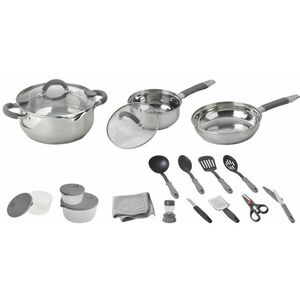 Brunner Set de vase de bucătărie și tacâmuri Omnibox 18+2 Ø 22 cm imagine