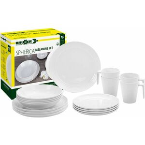 Brunner Set de vase de bucătărie Melamine Set Spherica, alb imagine