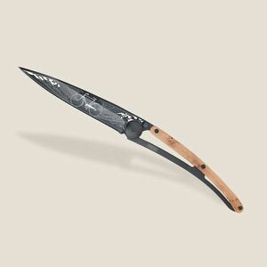 Cuțit pliabil Deejo Black tattoo juniper wood Bicycle imagine