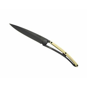 Cuțit pliabil Deejo GOLD black 23kt yellow gold imagine