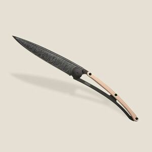 Cuțit pliabil Deejo GOLD Tattoo 18kt pink gold Feather imagine