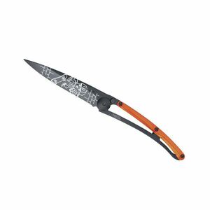 Cuțit pliabil Deejo Street collection black orange Skate imagine