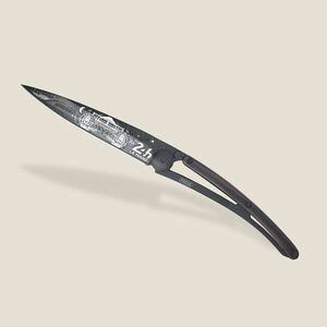 Cuțit pliabil Deejo Tattoo Black 24h Le Mans ebony wood Night imagine