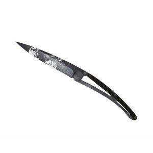 Cuțit pliabil Deejo Tattoo Black carbon Howling imagine