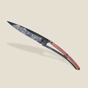 Cuțit pliabil Deejo Tattoo Black coral wood Phoenix imagine