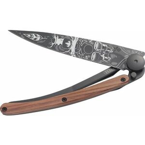 Cuțit pliabil Deejo Tattoo black coralwood Wilderness imagine
