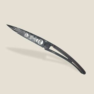 Cuțit pliabil Deejo Tattoo Black ebony wood Immortal imagine