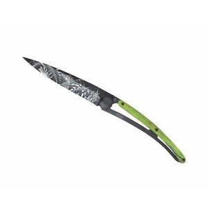 Cuțit pliabil Deejo Tattoo Black green beech Jungle imagine