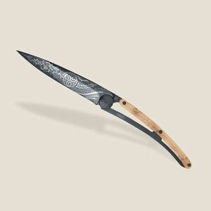 Cuțit pliabil Deejo Tattoo Black juniper wood Celtic imagine