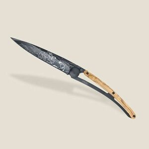 Cuțit pliabil Deejo Tattoo Black olive wood Cancer imagine