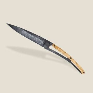 Cuțit pliabil Deejo Tattoo Black olive wood Pisces imagine