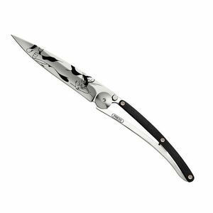 Cuțit pliabil Deejo Tattoo ebony wood cat imagine