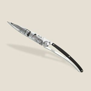 Cuțit pliabil Deejo Tattoo Mirror ebony wood Pin Up imagine