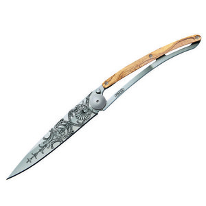 Cuțit pliabil Deejo Tattoo olive wood Versailles imagine