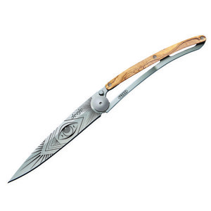 Cuțit pliabil Deejo Tattoo olive wood Vision imagine