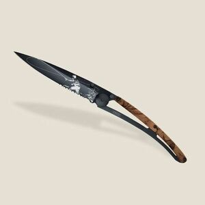 Cuțit pliabil Deejo Tattoo Serration brown camo Fly Fishing imagine