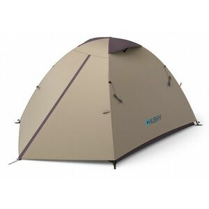Husky Bizam 2 Plus cort de trekking pentru 2 persoane, Black Coating light brown imagine