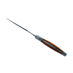 Cuțit de friptură Laguiole DUB101, lama 11, 5 cm, oțel 420, mâner din lemn de măslin imagine