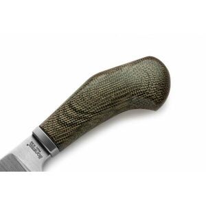 Cuțit cu lamă fixă Lionsteel cu mâner micarta WILLY WL1 CVG imagine
