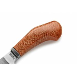 Cuțit cu lamă fixă Lionsteel cu mâner micarta WILLY WL1 CVN imagine