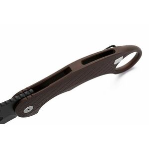 Cuțit Lionsteel tip KARAMBIT dezvoltat în cooperare cu Emerson Design. L.E. ONE 1 A EB Earth Brown/negru chimic imagine