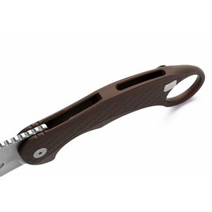 Cuțit Lionsteel tip KARAMBIT dezvoltat în cooperare cu Emerson Design. L.E. ONE 1 A ES Earth Brown/stone washed imagine