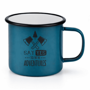 WARAGOD Say Yes To New Adventures cană outdoor 355 ml, albastru imagine